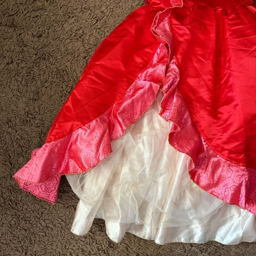 Disney Store Princess Elena of Avalor Dress Costume Sz 5/6 Bippity Boppity